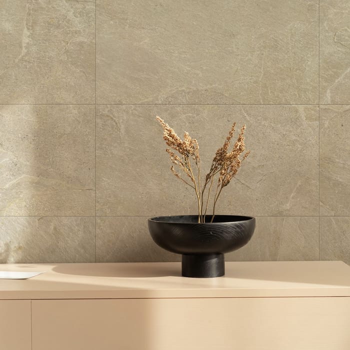ココア ④ Genesis Collection | Chevron Mosaic Cocoa | Porcelain
